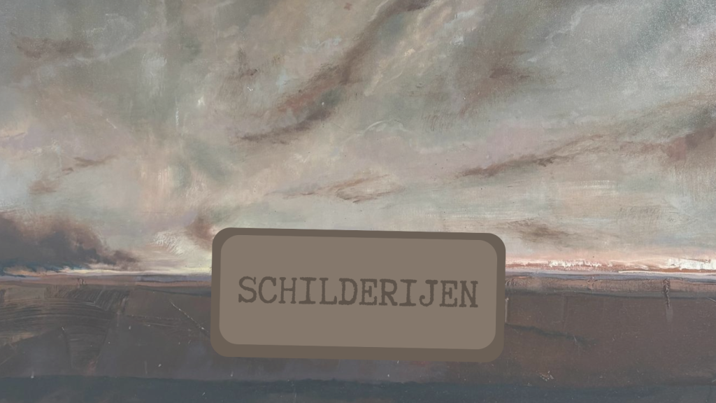 Knop met detail schilderij